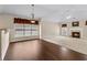 View of the living room, fireplace and hardwood floors at 2055 Hickory Station Cir, Snellville, GA 30078
