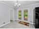 A dining area with a view into the backyard and easy access to the kitchen at 980 Oakton Sw Dr, Marietta, GA 30060