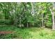 Serene backyard with lush greenery and mature trees, offering privacy and natural beauty at 4311 N Elizabeth Se Ln, Atlanta, GA 30339