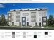 Modern townhome showcases varied exterior colors and architectural details at 506 Motivation Nw Cir, Atlanta, GA 30309