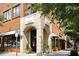 Margherita's in Garden restaurant front entrance with decorative stone archway at 2871 Parkridge Ne, Brookhaven, GA 30319