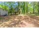Spacious tree-filled backyard providing ample room for recreation at 1051 S Millard Way, Stone Mountain, GA 30088