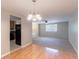 Open floor plan: dining area flows into the living room at 1051 S Millard Way, Stone Mountain, GA 30088