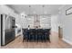 Beautiful kitchen features a center island with seating, modern appliances, and ample cabinet space at 300 Olmstead Way, Alpharetta, GA 30022