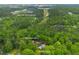 Stunning aerial view showcases the property's private wooded setting near Westside Reservoir Park and neighborhood at 68 Edwin Pl Nw, Atlanta, GA 30318
