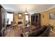 Elegant living room featuring a fireplace, hardwood floors, and decorative furnishings at 718 Province Se Pl, Atlanta, GA 30312