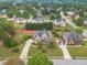 An aerial view of a home with a long driveway and a yard with beautiful landscaping at 1032 Jordan Rd, Dacula, GA 30019