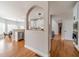 Open-concept kitchen view with stainless steel appliances and seamless flow to dining and living spaces at 1032 Jordan Rd, Dacula, GA 30019