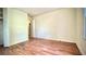 Clean bedroom with wood floors, a closet, and good natural lighting at 1655 Tryon Rd, Atlanta, GA 30319