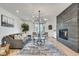 Comfortable living room featuring modern decor, hardwood floors and natural light, open to the kitchen at 625 Home Se Ave, Atlanta, GA 30312