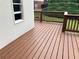Expansive wooden deck, perfect for outdoor gatherings and enjoying the surrounding landscape at 870 Thornberry Dr, Alpharetta, GA 30022