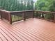 Spacious wooden deck with railing, perfect for outdoor entertaining at 870 Thornberry Dr, Alpharetta, GA 30022