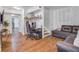 Finished basement with a gaming setup, comfortable seating, and ample space for recreation at 1029 Megan Ct, Sugar Hill, GA 30518