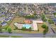 Community aerial view showcases a pool, amenities, and street view, highlighting its convenient location and desirable neighborhood at 59 Summer Nw Pl, Cartersville, GA 30121