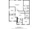 Second floor plan featuring bedrooms, bathrooms, hall, and laundry room at 59 Summer Nw Pl, Cartersville, GA 30121