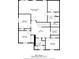 Layout of the second floor featuring primary bedroom, bedrooms, bathrooms, laundry and hallway at 59 Summer Nw Pl, Cartersville, GA 30121
