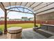 Outdoor patio features a comfortable seating area and barbecue, perfect for outdoor entertaining at 59 Summer Nw Pl, Cartersville, GA 30121