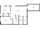 Basement floor plan featuring two bedrooms, a bathroom, and a storage area at 1885 Vintage Dr, Snellville, GA 30078