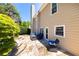 Backyard patio with outdoor seating area at 2103 Drogheda Ln, Marietta, GA 30066