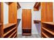 Walk-in closet with custom shelving and storage at 3980 Riverlook Se Pkwy # 203, Marietta, GA 30067