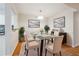 Elegant dining room with modern lighting and attractive decor at 3980 Riverlook Se Pkwy # 203, Marietta, GA 30067