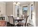 Cozy breakfast nook with bright natural light and a charming view from the bay window at 4058 Rosebay Way, Conyers, GA 30094