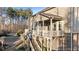 Rear exterior view of the home showcasing a multi-level deck at 4058 Rosebay Way, Conyers, GA 30094