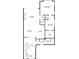 A modern house plan features primary bedroom, bath, living, dining, and kitchen areas at 125 Windy Pines Pass, Roswell, GA 30075