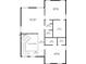 Second floorplan includes Gathering room, three bedrooms, and three baths at 125 Windy Pines Pass, Roswell, GA 30075