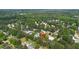 Expansive aerial view of a neighborhood surrounded by lush green trees, creating a serene and private atmosphere at 1720 Greystone Trce, Conyers, GA 30013