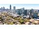 Stunning aerial view showcases the vibrant city skyline, highlighting the neighborhood's convenient urban living at 955 Juniper Ne St # 2322, Atlanta, GA 30309