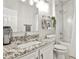Bright bathroom with granite countertop and shower/tub combination at 955 Juniper Ne St # 2322, Atlanta, GA 30309