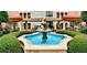 Charming Palazzo Bocce courtyard with beautiful water fountain and landscaping at 955 Juniper Ne St # 2322, Atlanta, GA 30309