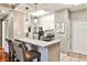 Kitchen with granite counters, barstool seating and stainless steel appliances at 955 Juniper Ne St # 2322, Atlanta, GA 30309