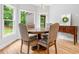 Cozy breakfast nook with a round table, cushioned chairs, and natural light from large windows at 4235 Night Sky Ln, Cumming, GA 30041