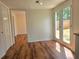 Sunroom with French doors leading to an outdoor space at 5229 Mountain Village Ct, Stone Mountain, GA 30083