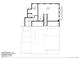 Mezzanine level floor plan with storage and upper office space at 9244 Main Street # 102, Woodstock, GA 30188