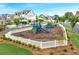 Community playground with slides and climbing features in a fenced area at 9244 Main Street # 102, Woodstock, GA 30188