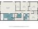 Detailed floor plan showcasing the layout of the primary bedroom suite with dimensions for each room at 3139 Alston Dr, Decatur, GA 30032