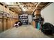 Unfinished basement with exposed ceiling and wooden framing, offering potential for customization at 33 Kay Ne Rd, White, GA 30184