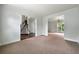 Dining room showing neutral color carpet and entrance to the foyer and the dining room at 2436 Camden Lake Nw Vw, Acworth, GA 30101