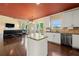 Modern kitchen with granite countertops, stainless steel appliances, and an island at 2436 Camden Lake Nw Vw, Acworth, GA 30101