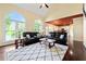 Bright living room with large windows and lake view at 2436 Camden Lake Nw Vw, Acworth, GA 30101
