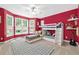 Colorful bedroom with bunk beds, a guitar, and bright decor creating a fun and lively space at 4825 Brighton Lake Dr, Cumming, GA 30040