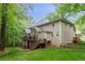 Rear exterior of a home with a large deck and patio area, perfect for outdoor entertaining at 3157 Sawyer Ne Ct, Marietta, GA 30066