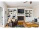 Inviting living room featuring a fireplace, built-in shelving, and comfortable seating for relaxing at home at 3157 Sawyer Ne Ct, Marietta, GA 30066