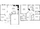 Detailed floor plan showcasing the layout of both the first and second stories at 5512 Village Rdg, Fairburn, GA 30213