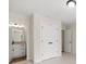 Bright bedroom boasts large closet and ensuite bathroom access at 160 Doris Path, Dallas, GA 30157