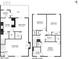 Detailed floor plan illustrating layout of the first and second floor of a multi-level home at 187 Timber Creek Sw Ln, Marietta, GA 30060