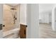 Updated bathroom showcasing tiled walk-in shower and modern vanity at 2744 Preston Dr, Decatur, GA 30034